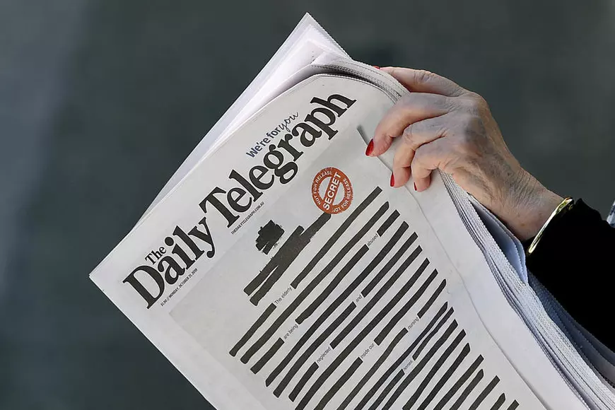 Motivul pentru care toate ziarele din Australia au avut astăzi prima pagină cenzurată