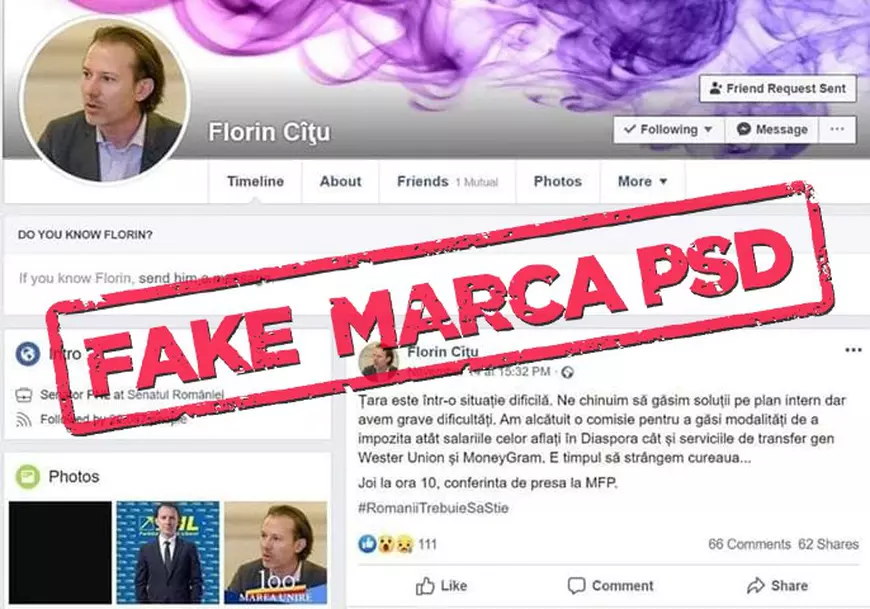 FOTO | Campania electorală a început cu un val de postări fake news. Lideri PSD promovează mesaje false