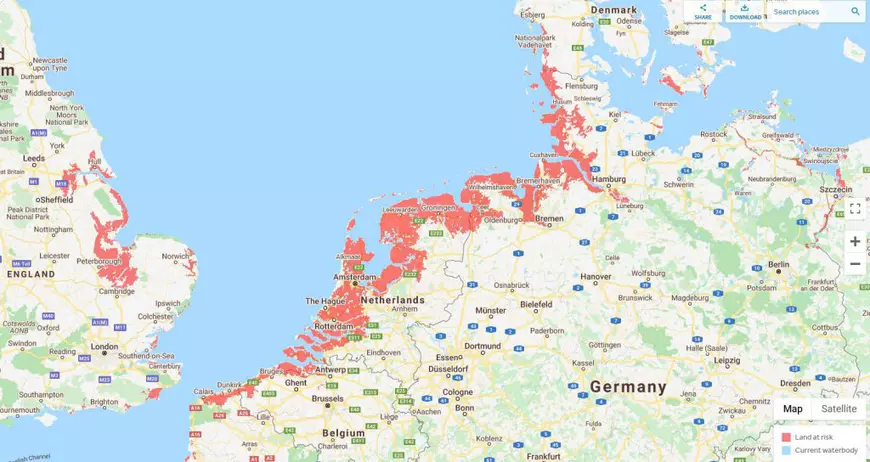 150 de milioane de oameni sub nivelul mării. Orașele care ar putea fi acoperite de ape în 30 de ani. Zonele expuse din România