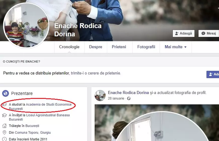 Profil FB Rodica Enache