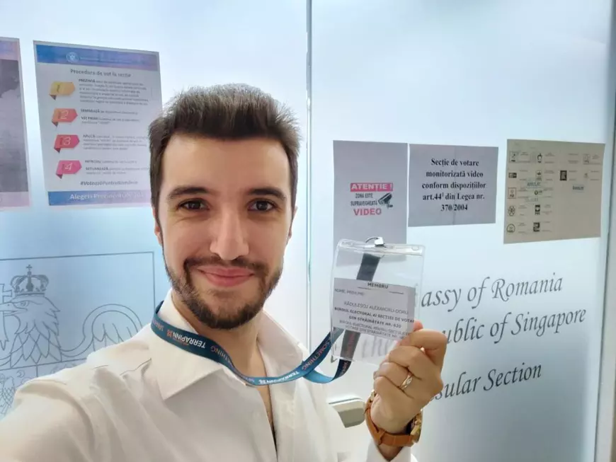 Vot românesc în Malaezia și Singapore. ”Au venit foarte mulți marinari, dar și o stewardesă, în timpul escalei”