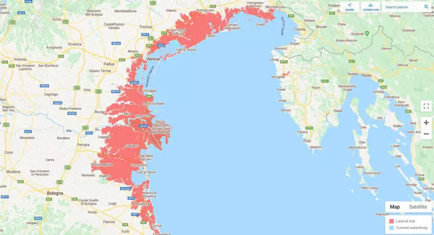 150 de milioane de oameni sub nivelul mării. Orașele care ar putea fi acoperite de ape în 30 de ani. Zonele expuse din România