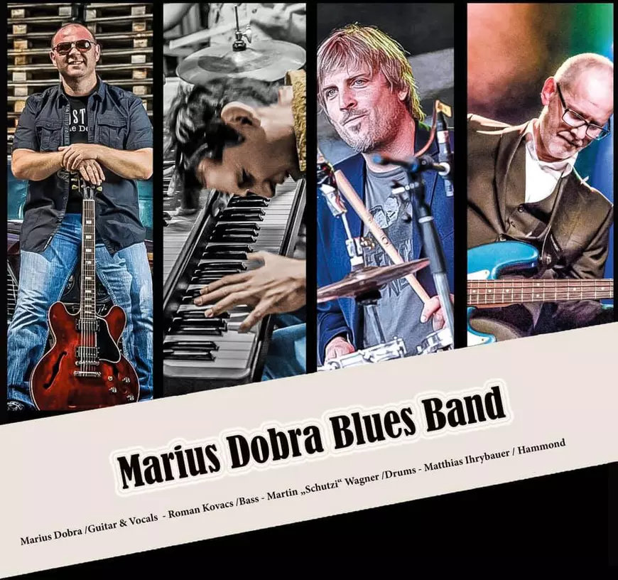 Marius Dobra Blues Band, trupa vieneză a muzicianului cu origini românești, va reprezenta Austria la European Blues Challenge 2020