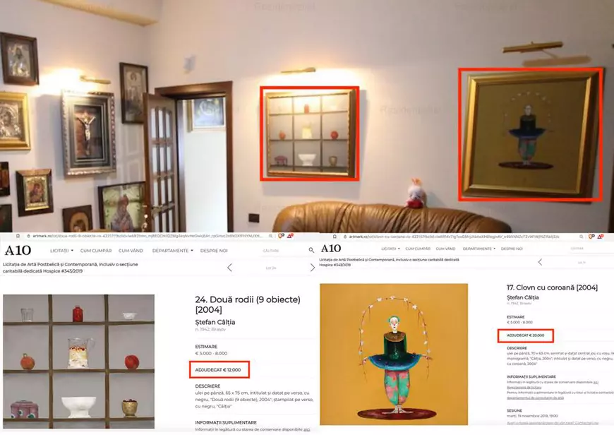 RISE Project: Gabriel Oprea a vândut la licitație trei tablouri cu 44.000 de euro