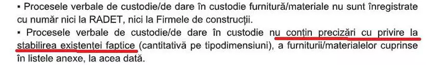 Jaful de la RADET. Risipă de 15,6 milioane de lei pe materiale ținute în depozite, unele nefolosite niciodată! Există lucrări neterminate nici după 9 ani