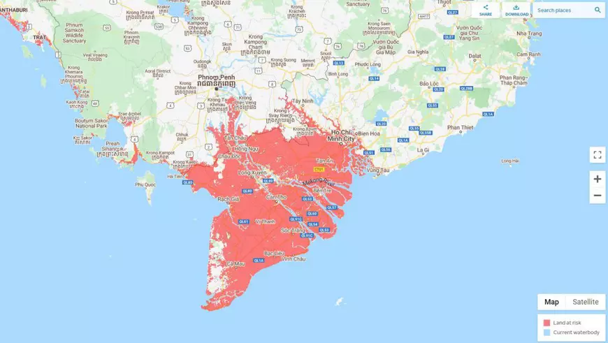 150 de milioane de oameni sub nivelul mării. Orașele care ar putea fi acoperite de ape în 30 de ani. Zonele expuse din România