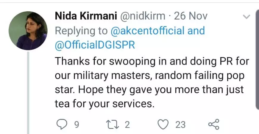 Vedetă din România cu imagine impecabilă, cooptată de armata pakistaneză ca să-i facă publicitate împotriva Indiei în conflictul periculos din Kashmir!