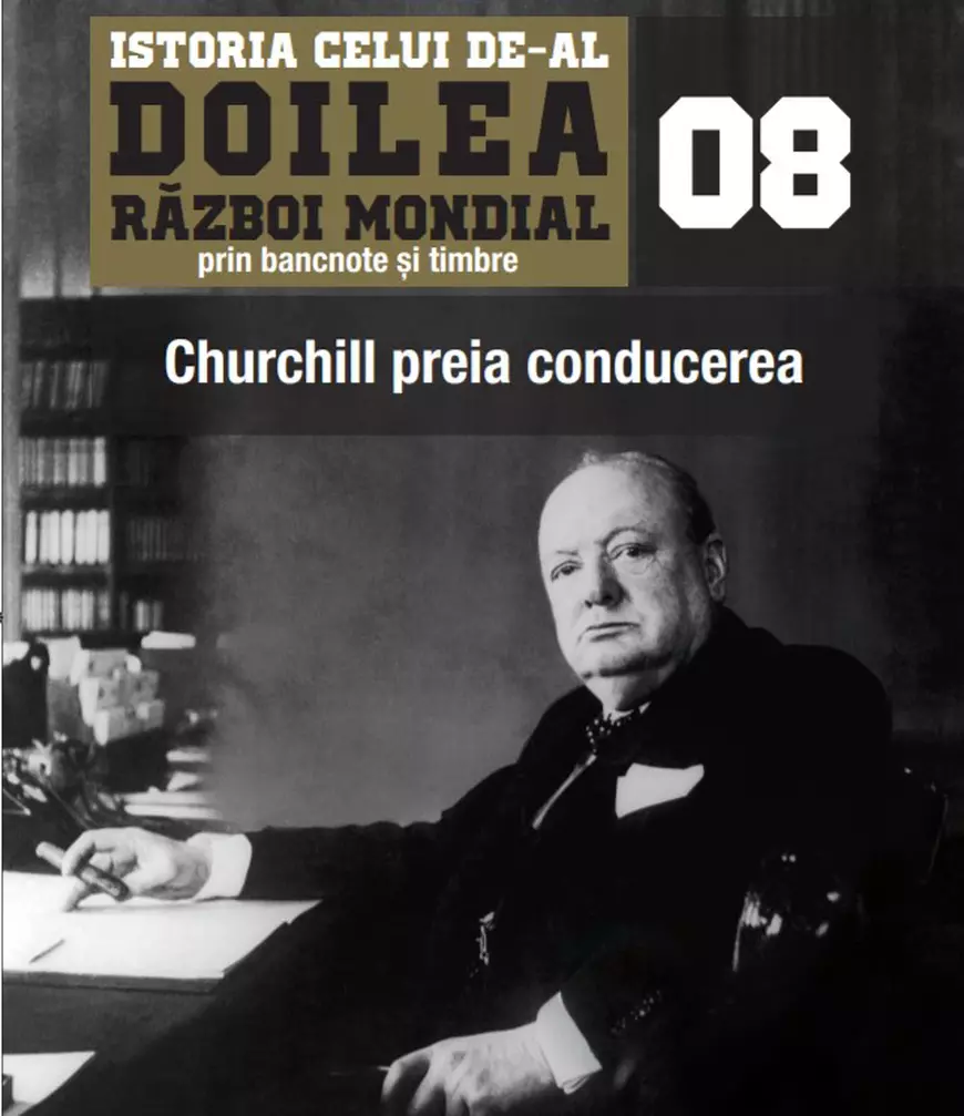 Winston Churchill, un tânăr aventurier | Colecția bancnote și timbre din Cel de-al Doilea Război Mondial