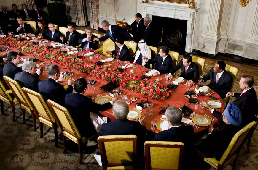 Încă un mod în care Donald Trump își arată grandomania? Detaliul observat de jurnaliștii americani la dineurile oficiale ale președintelui