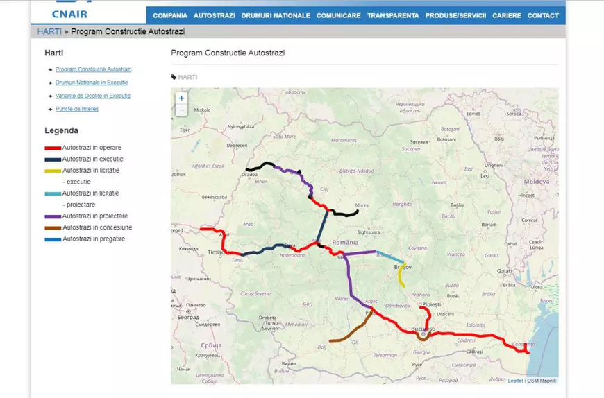 Statele Unite, traversate cu mașina de la Est la Vest în 27 de ore. Drumul de la Nădlac la Constanța, o distanță de 5 ori mai mică, durează peste 10 ore!