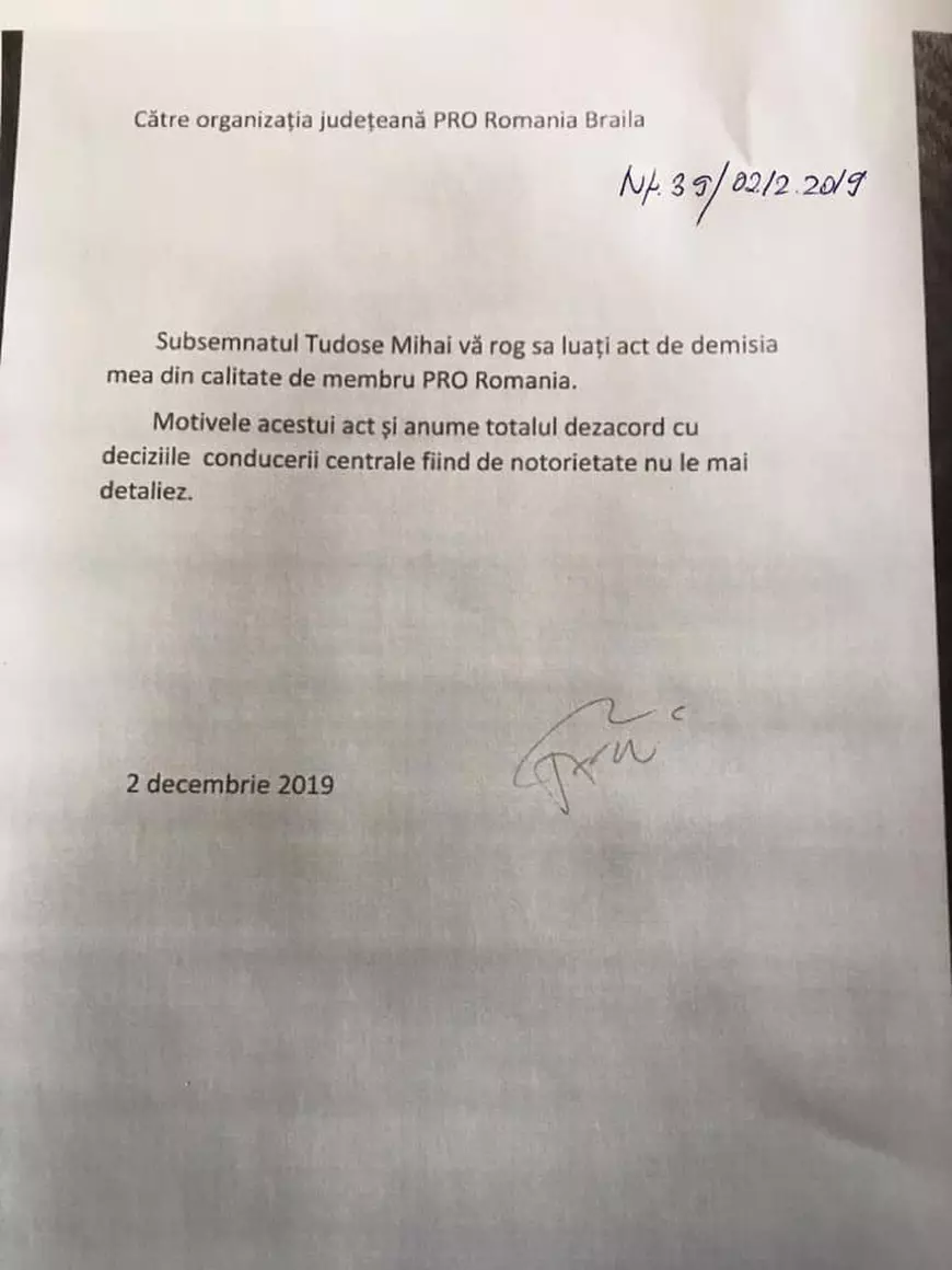 Demisie Mihai Tudose