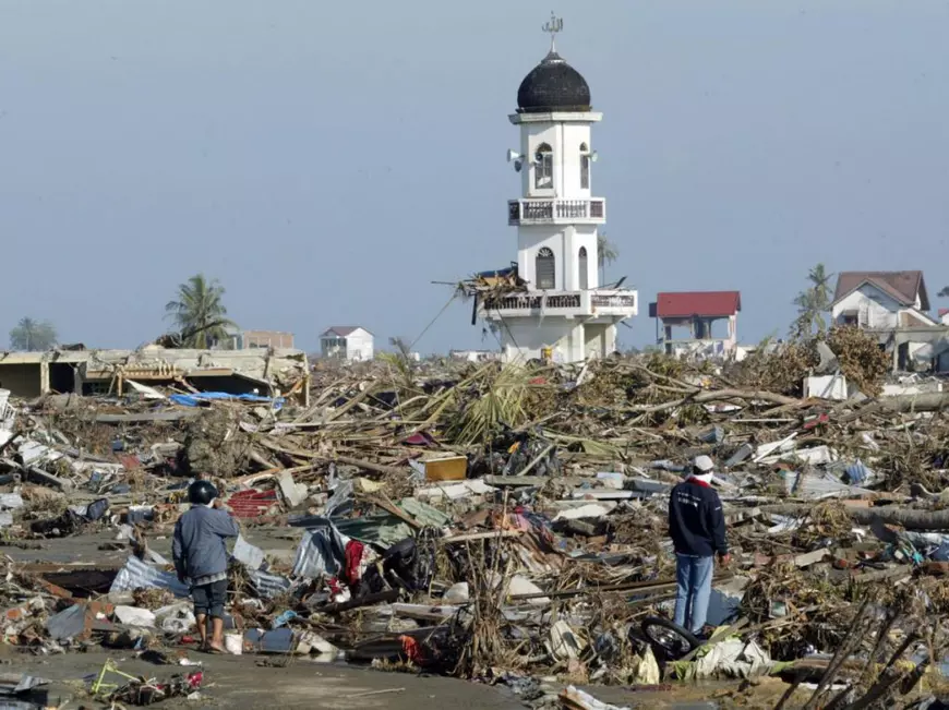 Tsunami-ul din 2004 a devastat parțial provincia indoneziană Aceh FOTO: EPA