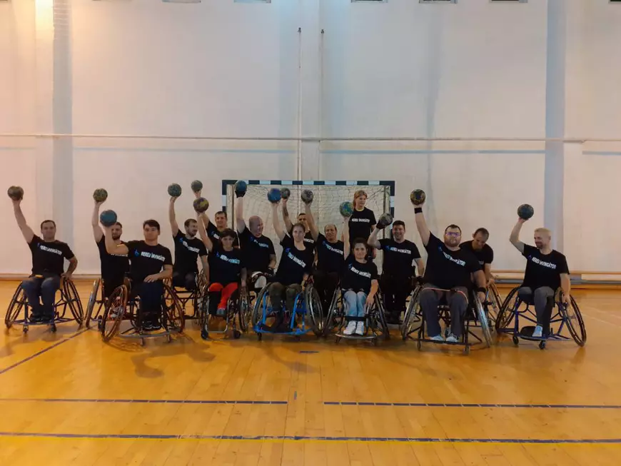 Handbaliștii ”tricolori” în scaun rulant, locul 6 la Turneul European pe Națiuni﻿