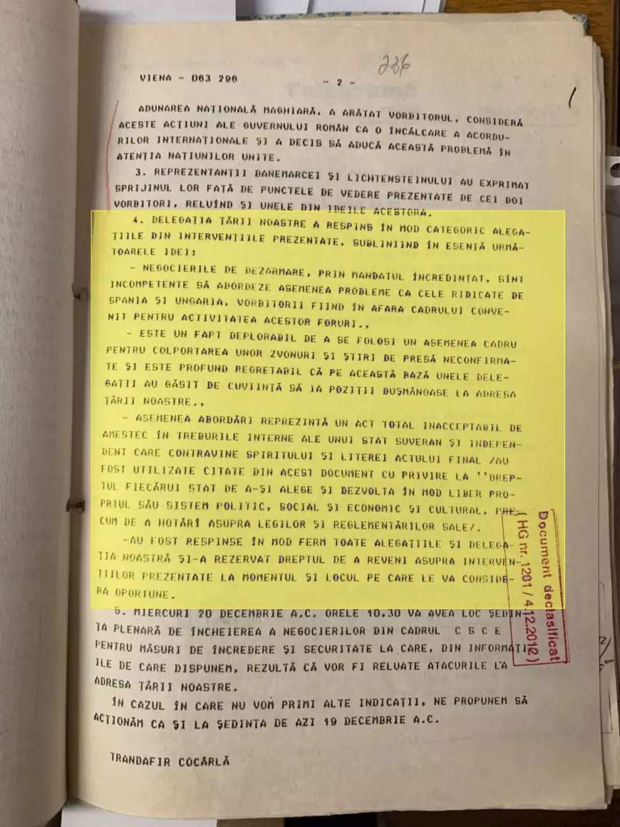 Documentele MAE român arată că Meleșcanu a mințit și în 1989, și acum. În fața diplomaților străini, el numea crimele de la Timișoara ”zvonuri colportate în scopuri dușmănoase”