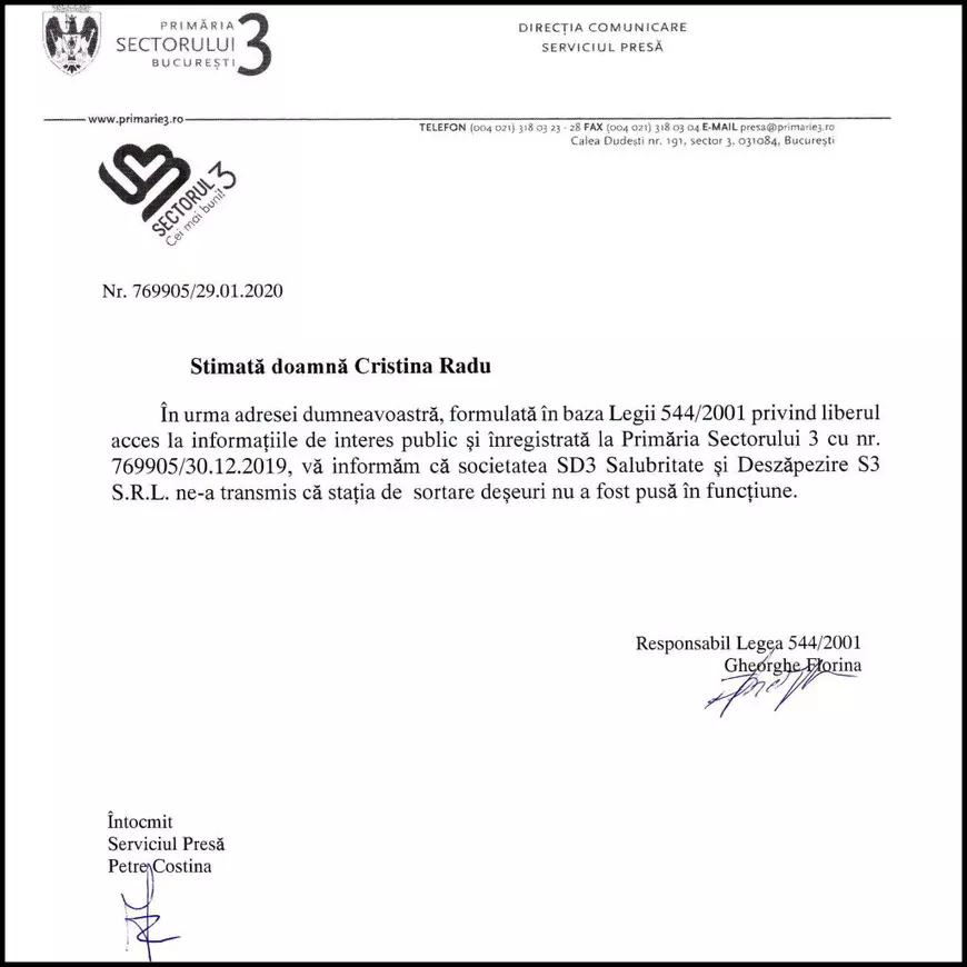 Stația de sortare a Primăriei Sectorului 3 nu are aviz, dar se umple de gunoaie! Deșeurile sunt aduse pe ascuns, în zile de sărbătoare