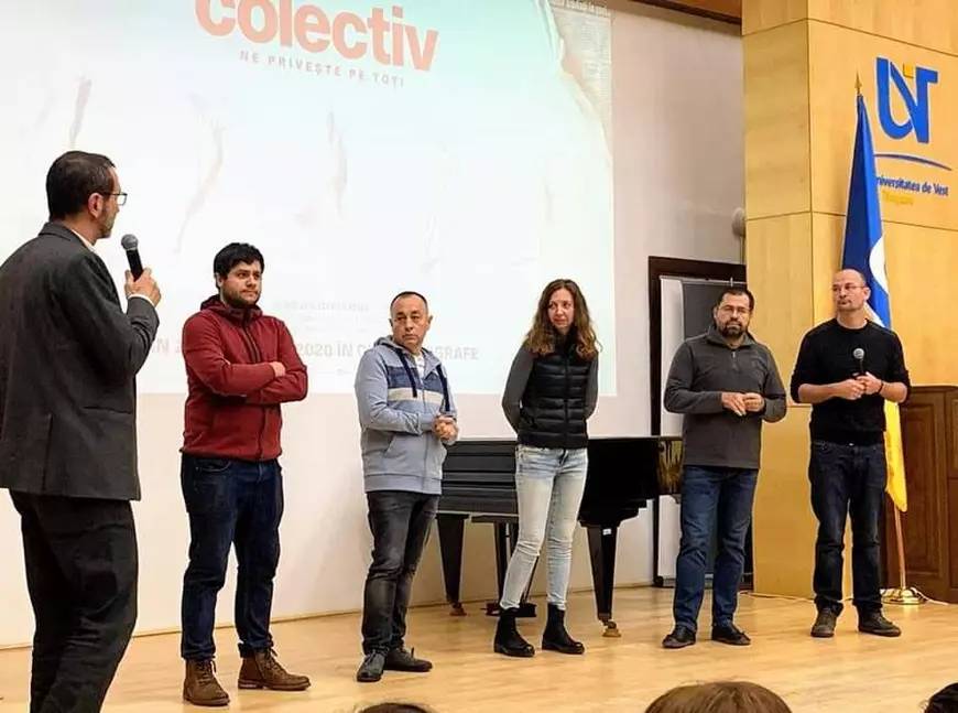 ”Mă voi gândi cu recunoștință la aceste doamne curajoase”, a spus alpinistul Horia Colibășanu, după vizionarea Colectiv de la Timișoara