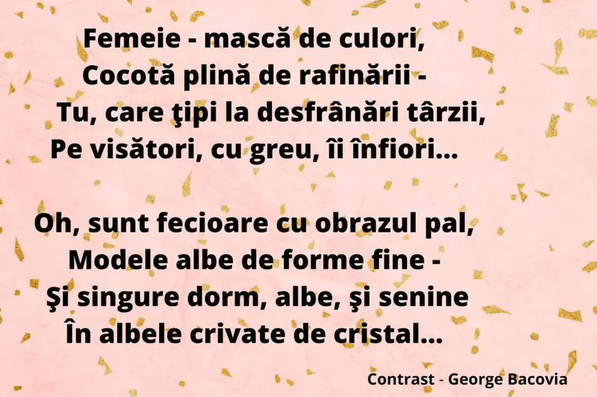 Contrast - George Bacovia