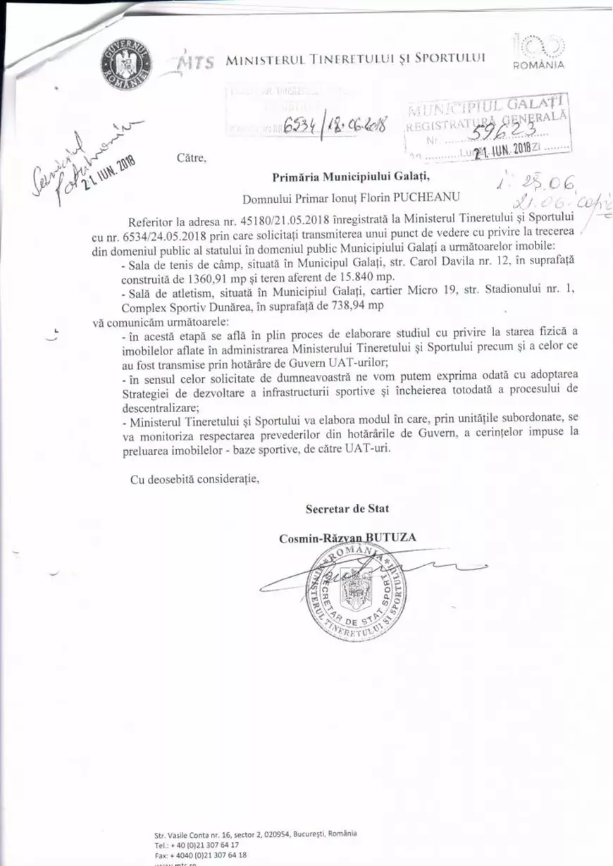 Sportul, în paragină și la Galați! Bazele sportive sunt la pământ, Primăria le cere, Ministerul Sportului face strategii și ”evaluează starea obiectivelor” de doi ani!