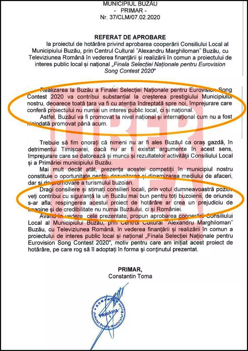 Buzăul așteaptă Eurovisionul cu WC-uri turcești! Primăria a scos din bugetul local 200.000 de euro pentru concursul organizat de TVR, dar n-a investit un leu în sala unde se va desfășura show-ul