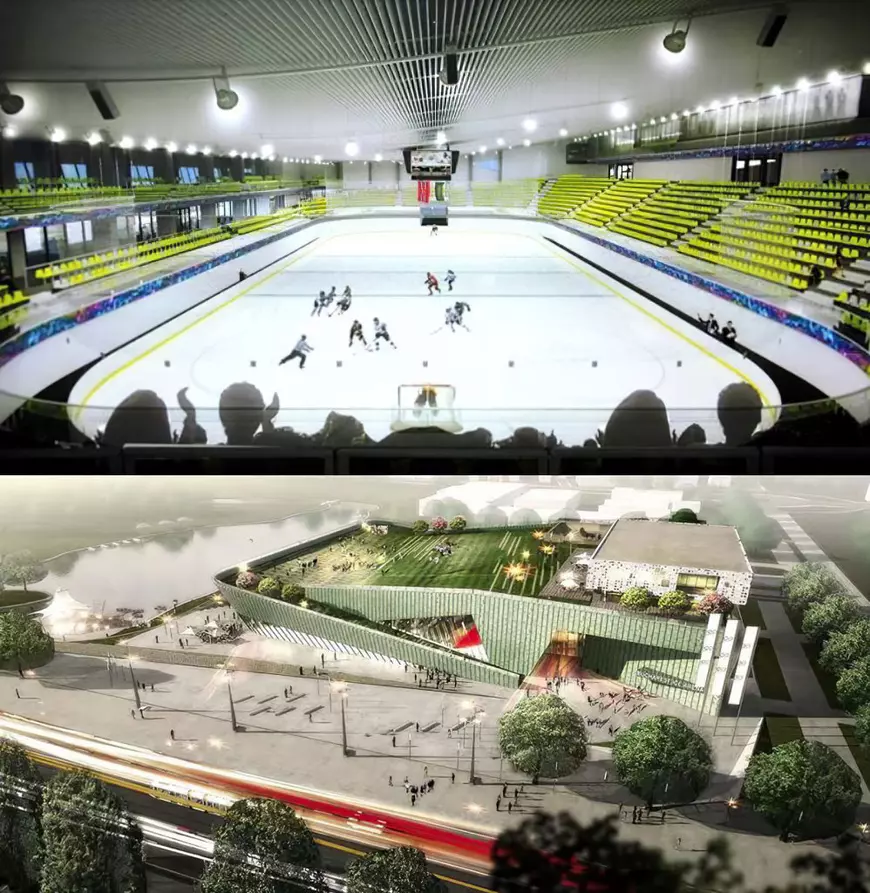 Patinoarul Mihai Flamaropol - plan