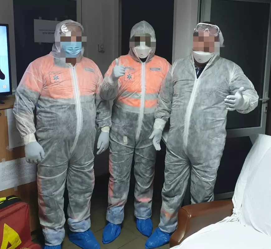 costume de protectia ambulanta Alba