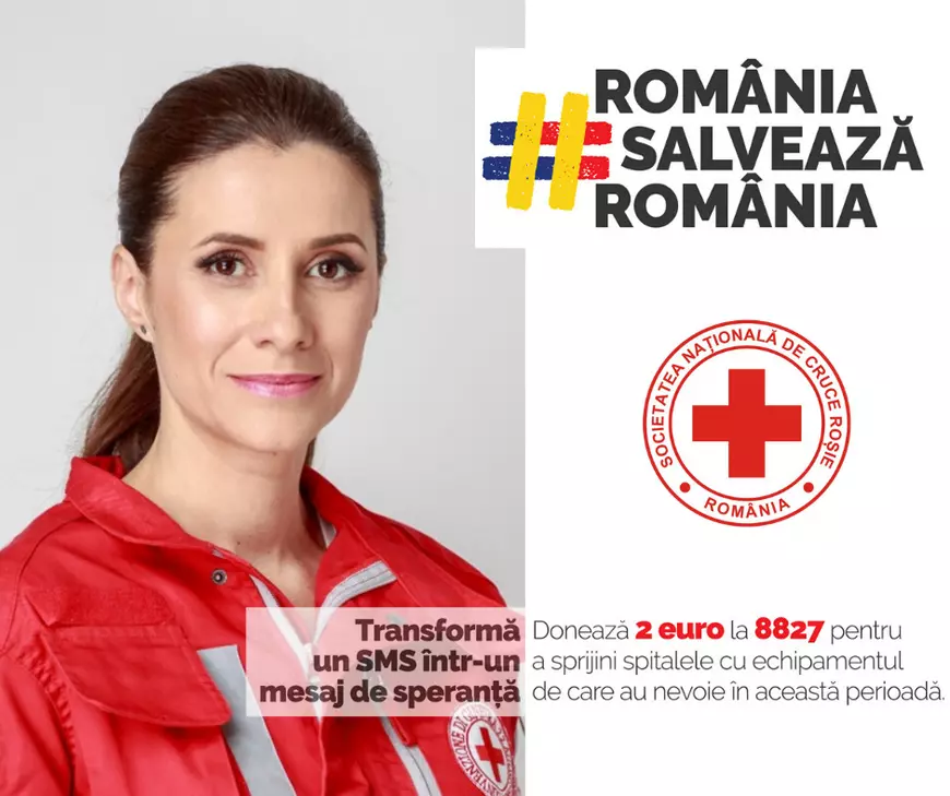 Iuliana Tudor și Crucea Roșie demarează o campanie națională de strângere de fonduri