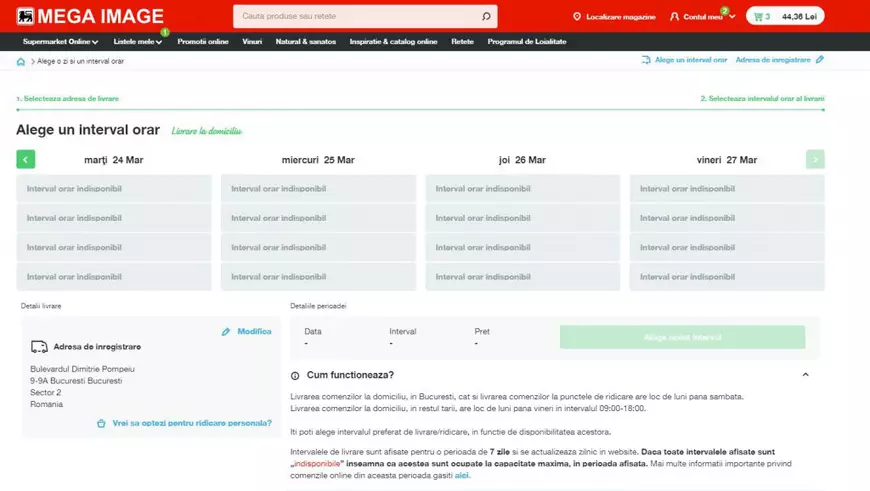 O veste bună: marile supermarketuri spun că în câteva zile se va rezolva livrarea la domiciliu de alimente și alte bunuri