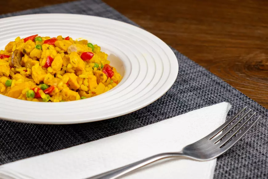 Risotto cu legume și carne