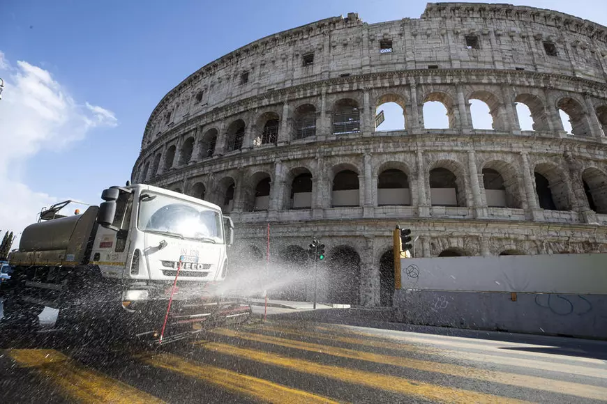 Italia, cea mai afectata tara din lume din cauza coronavirusului, dupa numarul de morti. Foto: EPA