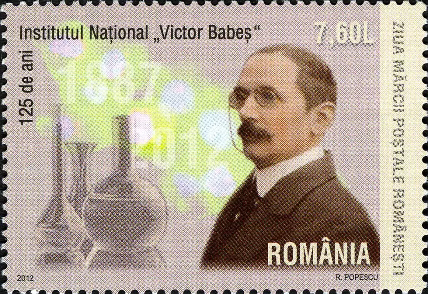 Victor Babes, timbru
