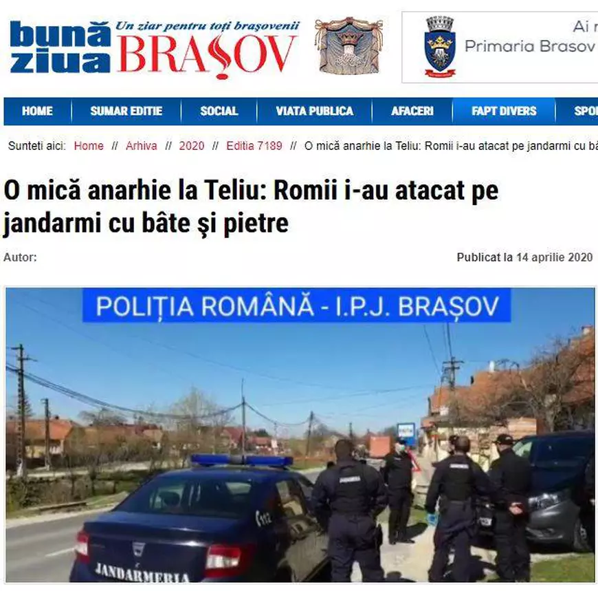 Cine sunt ”Diaspora” și ”romii” prezentați drept ”Vestul Sălbatic care atacă jandarmi la Teliu”? Doi bărbați dintr-o comunitate de 2.000: unul de 33 și celălalt de 17 ani