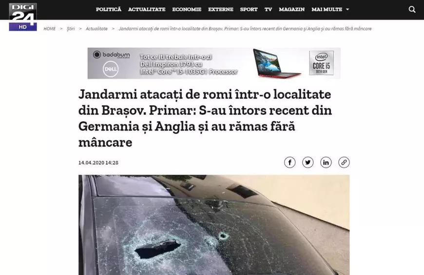 Cine sunt ”Diaspora” și ”romii” prezentați drept ”Vestul Sălbatic care atacă jandarmi la Teliu”? Doi bărbați dintr-o comunitate de 2.000: unul de 33 și celălalt de 17 ani