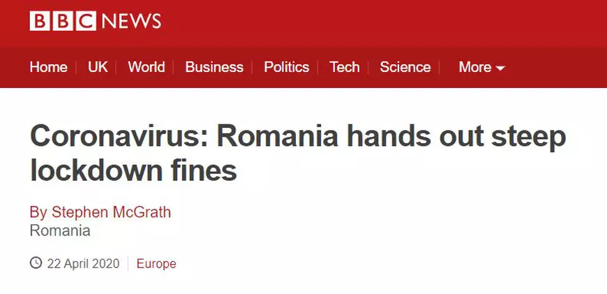 Amenzile din România au ajuns în presa străină. BBC scrie și despre sancționarea lui Robert Negoiță