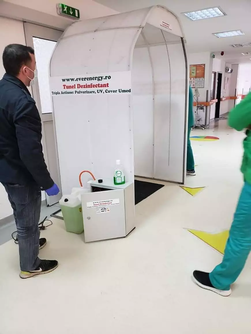 Tunelurile de decontaminare pentru COVID-19, între șarlatanie și disperarea autorităților