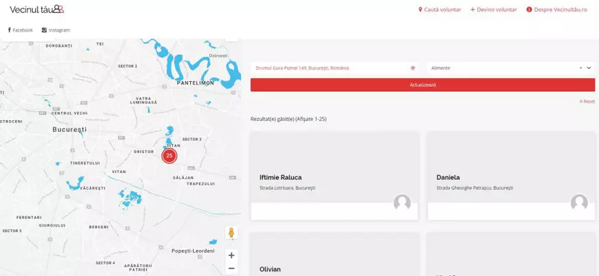 ”Vecinul tău”, platforma online unde, în 48 de ore, peste 200 de voluntari s-au oferit să ajute bătrâni
