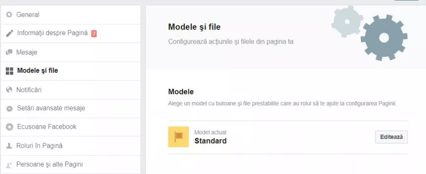 Cum schimbi tipul de pagina pentru a instala un magazin Facebook