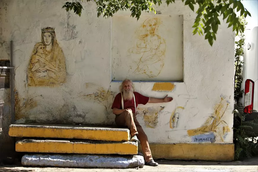 Murivale, viață de pictor în pandemie: “M-a durut carantina asta. A trebuit să fac poze pe furate, când au înverzit pomii, ca să nu mă vadă vreun polițist”