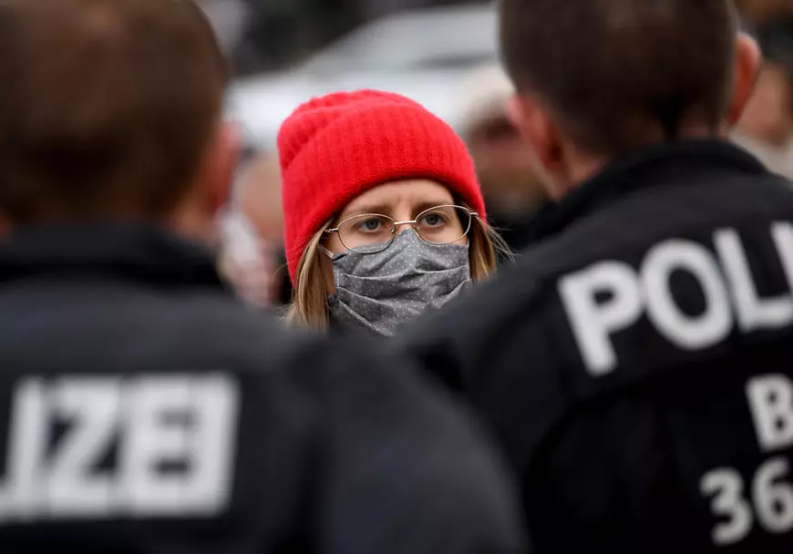 Poliția germană a operat arestări în rândul manifestanților care au protestat la Berlin, de Ziua Muncii