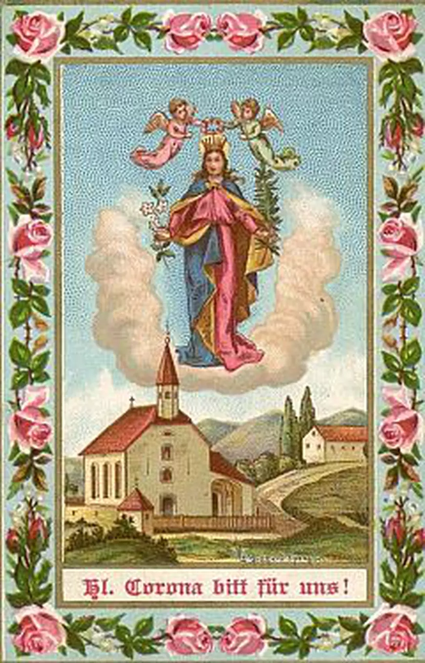 Azi este ziua Sfintei Corona. Este protectoarea oamenilor afectați de boli
