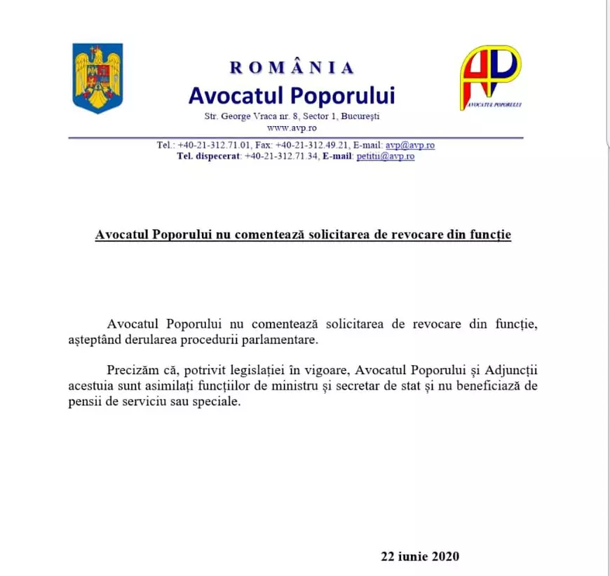 PNL a depus cererea de revocare a Avocatului Poporului: „Și-a depășit atribuțiile legale”. Reacția lui Renate Weber