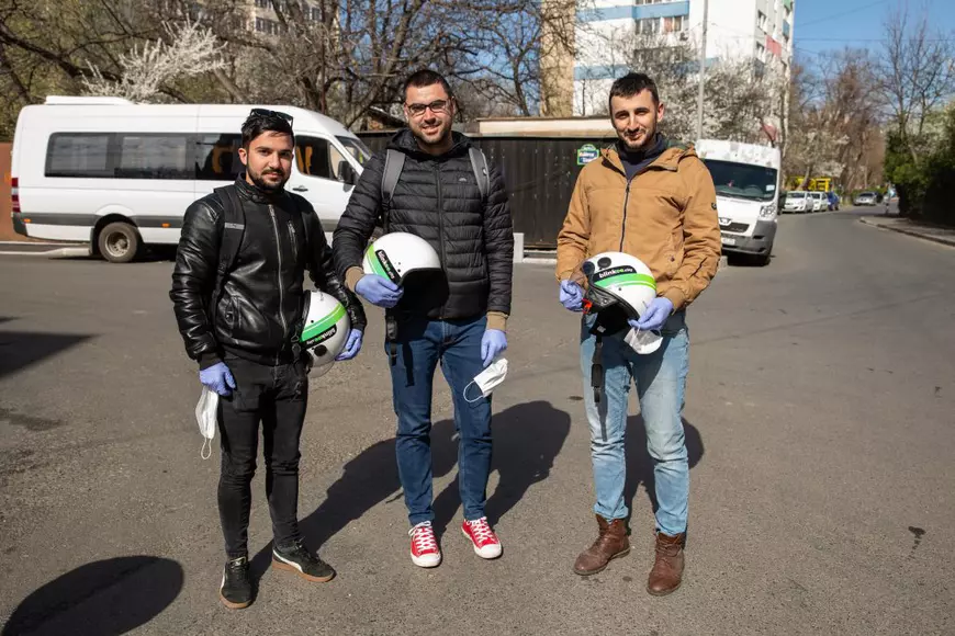 De la stânga la dreapta: Andrei Petre, Alex Ioniță și Marian Marinoiu