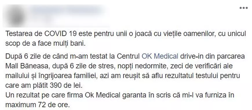 Clinicile private, suprasolicitate de cererile pentru testările COVID-19. Spitalul unde găsești un loc liber abia în octombrie