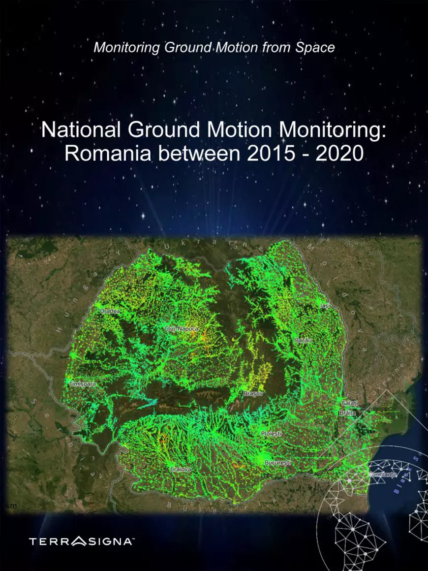 Descoperirea unei companii care folosește sateliți: în fiecare oraș mare din România există zone care se scufundă în fiecare an
