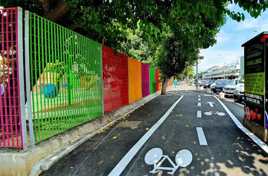 Curg plângerile în legătură cu pista de biciclete cu care se mândrește primarul Băluță: „Risc de vătămări corporale, se poate ajunge la ucidere din culpă”