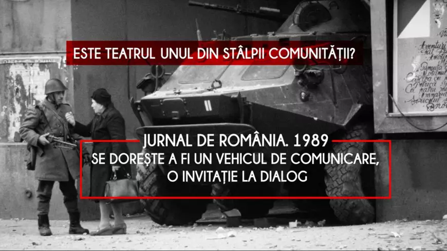 Vești culturale bune în pandemia COVID-19. Recomandările săptămânii: spectacolul de teatru “Jurnal de România. 1989” pe acoperișul TNB, film și cărți