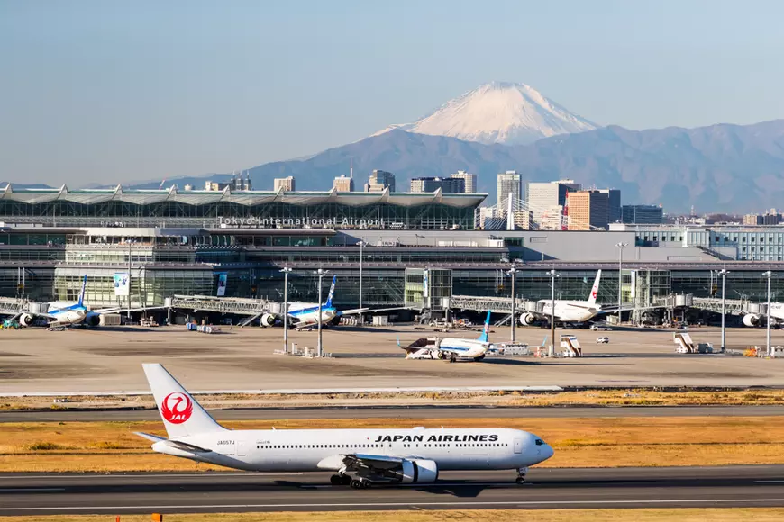 Aeroportul Internațional Haneda din Tokyo, Japonia
