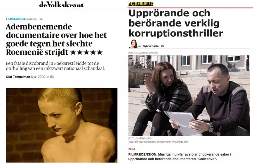 Proiecție unică azi la TIFF, la Cluj, a documentarului Colectiv. “Nanau face din film o chemare pentru asumarea statutului de cetățean”