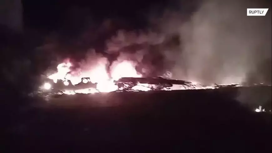 VIDEO | Avion militar prăbușit în Ucraina. Cel puțin 22 de morți