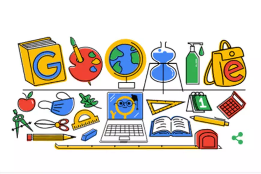 Prima zi de școală: Google celebrează începerea cursurilor printr-un Doodle special