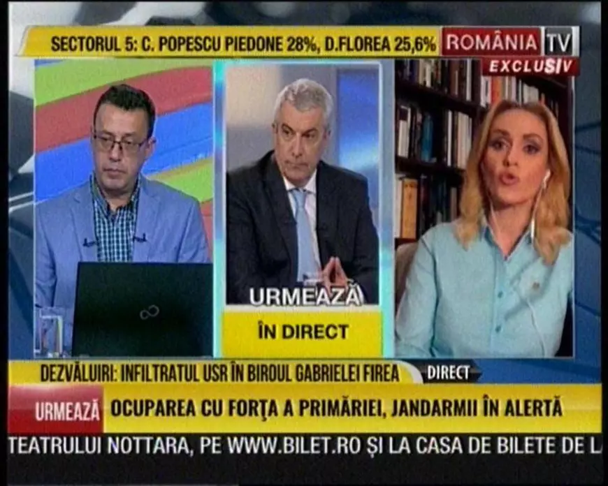 Gabriela Firea, declarații și acuzații în direct la RTV și înregistrate la Antena 3: ”Mi-aș dori să mi se fi dublat și mie voturile”